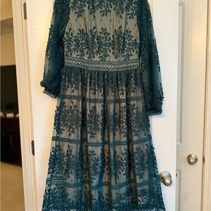 Ivy City Co. Teal Eyelet Garment